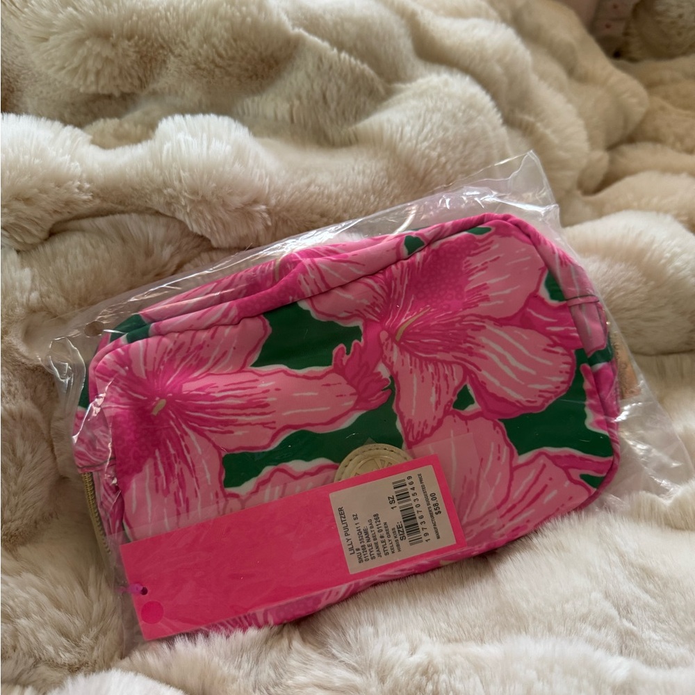 Pink and Green Floral Bag